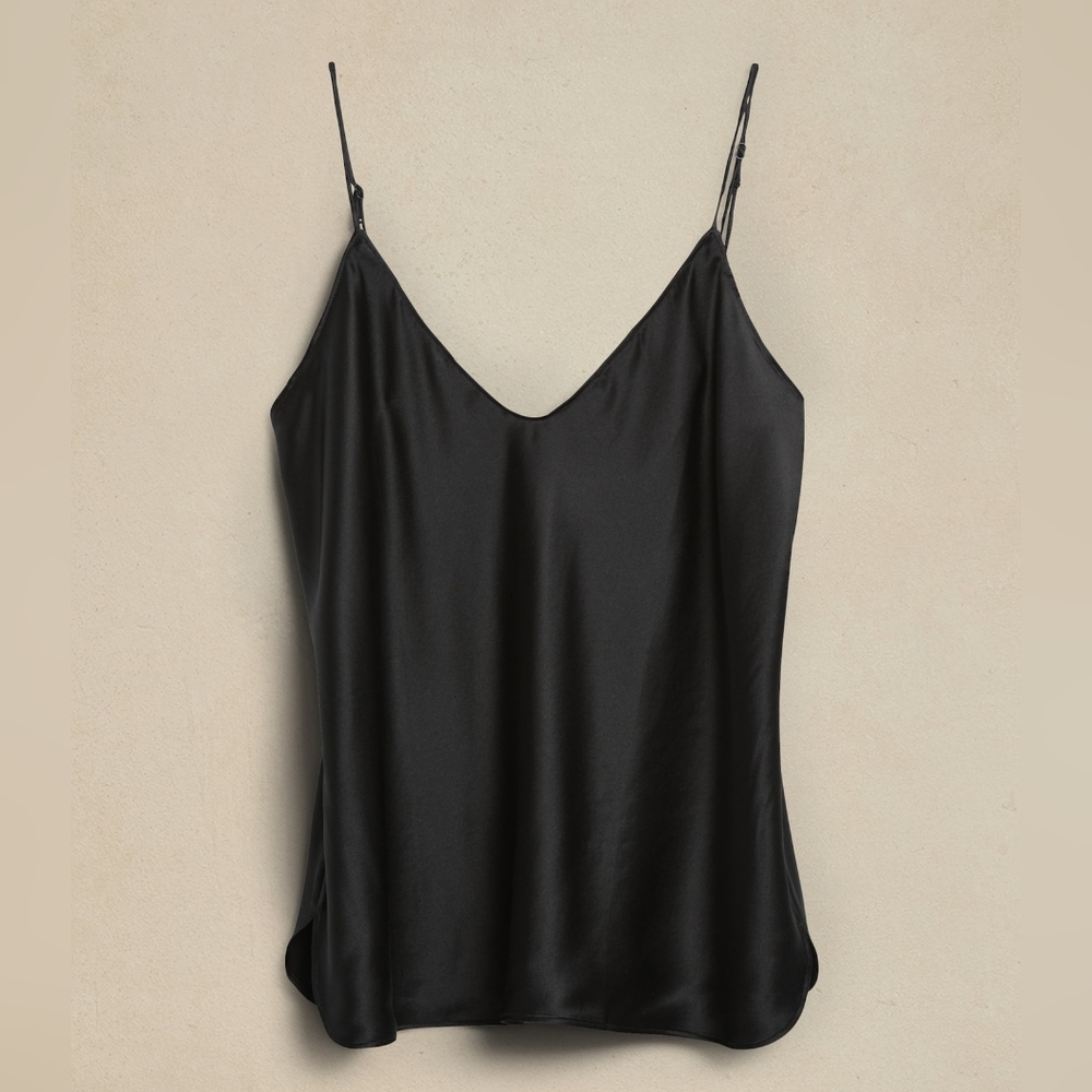 Banana Republic Bliss Silk Camisole (black)